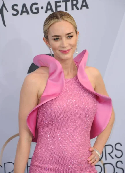 Emily Blunt Arrivals 25Th Annual Screen Actors Guild Awards Arrivals — Stock Photo, Image