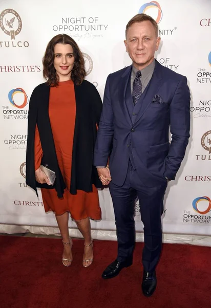 Rachel Weisz Daniel Craig Arrivals Opportunity Networks 11Th Annual Night — Foto de Stock