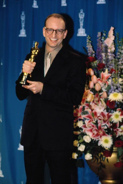 Steven Soderbergh Con Oscar Mejor Director Los Premios Academia 2001 — Foto de Stock