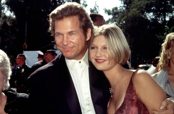 Jeff Bridges Esposa Susan Bridges Asisten Los Premios Emmy 1998 — Foto de Stock