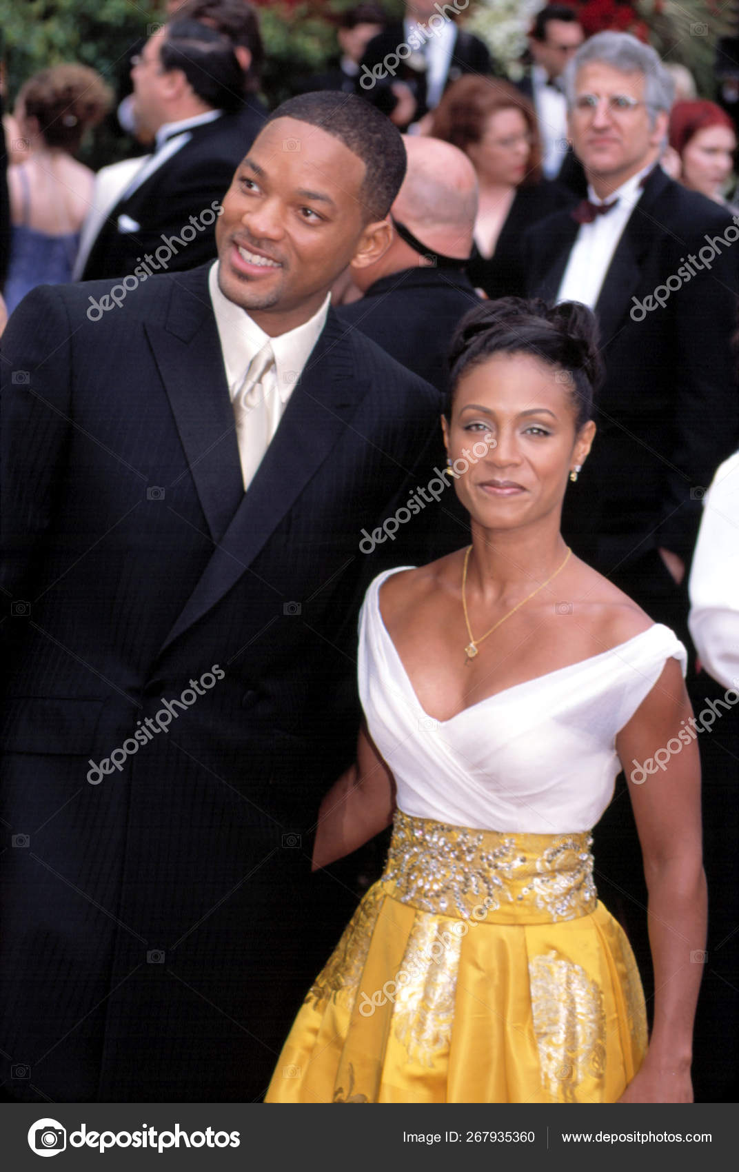 Smith Jada Pinkett Smith Wearing Vintage Lavin Castillo Academy Awards —  Photo éditoriale par ©everett225 - #267935360, image size:1072x1700