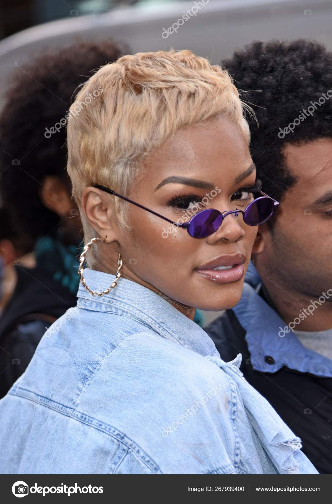 Teyana Taylor Wearing Roberi Fraud Sunglasses Seen Build Series