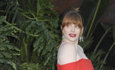 Bryce Dallas Howard, Jurassic World için gelenler: Fallen Kingdom prömiyeri, Walt Disney Concert Hall, Los Angeles, CA 12 Haziran 2018. Fotoğraf: Elizabeth Goodenough/Everett Collection