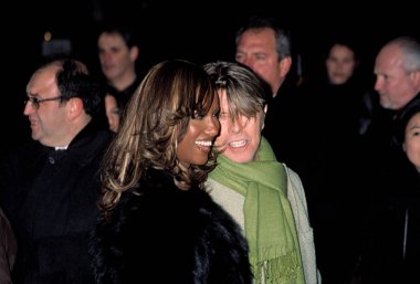 David Bowie ve Iman New York Çeteleri için Prömiyerde, 12/9/2002, CJ Contino tarafından