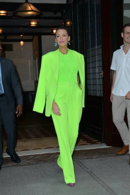 Blake Lively dışarı ve Hakkında Celebrity Candids için -,, New York, Ny Ağustos 17, 2018. Fotoğraf: Kristin Callahan / Everett Koleksiyonu