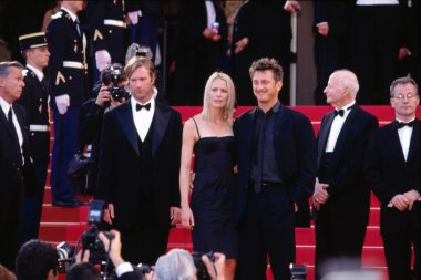 Sean Penn & Robin Wright-Penn Cannes Film Festivali'nde, Mayıs 2001, Thierry Carpico tarafından.