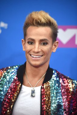 Frankie Grande 2018 Mtv Vmas - Arrivals Part 4, Radio City Music Hall, New York, Ny 20 Ağustos 2018 için gelenler. Fotoğraf: Kristin Callahan / Everett Koleksiyonu
