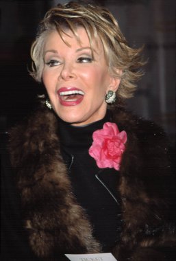 Joan Rivers Michael J. Fox Vakfı yararı, NY 12/8/2001 at 