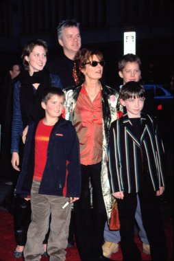 Susan Sarandon ve Tim Robbins w/Harry Potter ve Sorcerer 'S Stone, NY 11/11/2001 prömiyerinde çocukları CJ Contino tarafından