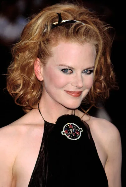 Nicole Kidman Dress Chanel Couture Premiere Others 2001 Nyc Contino — стоковое фото