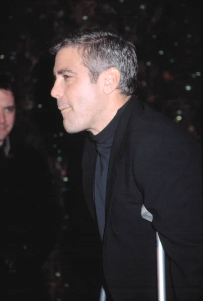George Clooney Muletas Junta Nacional Revisión Nueva York 2003 — Foto de Stock