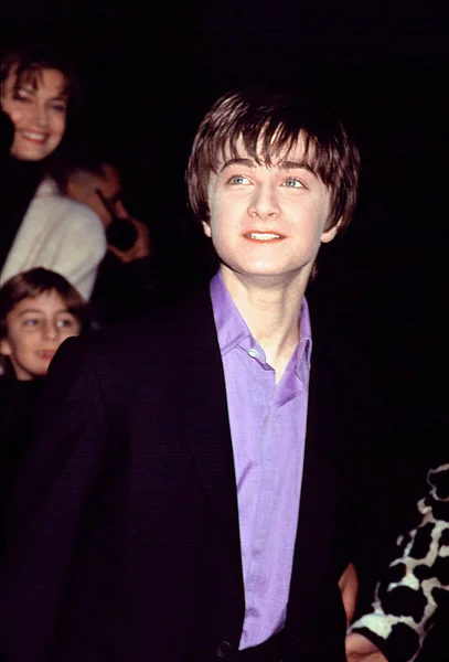 Daniel Radcliffe Premierze Harry Potter Sorcerer Stone 2001 — Zdjęcie stockowe