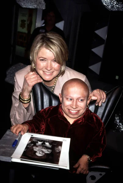 Martha Stewart Verne Troyer Natpe Convention New Orleans January 2000 — Stock Photo, Image