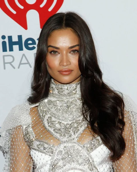 Shanina Shaik Las Llegadas Para 2018 Iheartradio Music Festival Sat — Foto de Stock