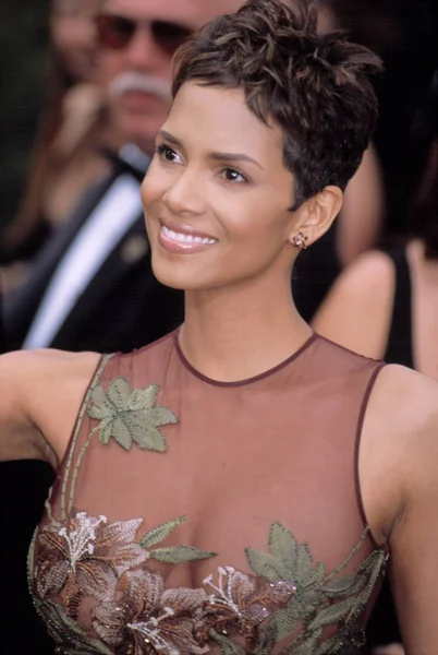 Halle Berry Agli Academy Awards 2002 — Foto Stock