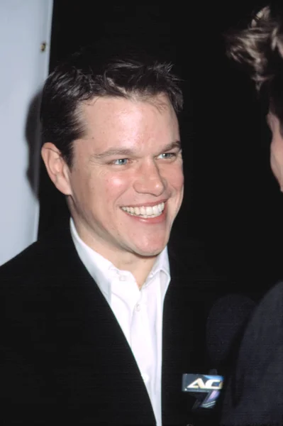 Matt Damon Bei Der Vorführung Von Geständnissen Eines Gefährlichen Geistes — Stockfoto