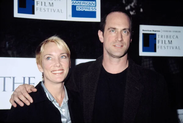 Chris Meloni Moglie Anteprima House Umbria 2003 Contino — Foto Stock