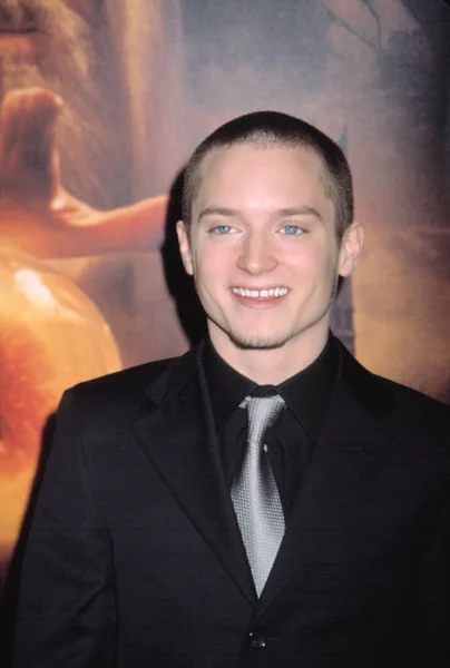 Elijah Wood Premierze Władcy Pierścieni Two Towers 2002 Nyc Przez — Zdjęcie stockowe