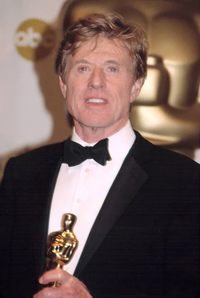 Robert Redford Los Premios Academia 2002 — Foto de Stock