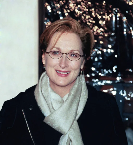 Meryl Streep Bij Première Van Stuck You — Stockfoto