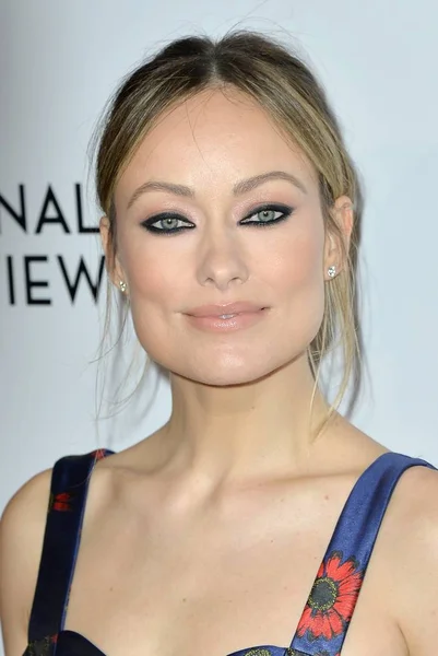 Olivia Wilde Las Llegadas Para Gala Premios Junta Nacional Revisión — Foto de Stock