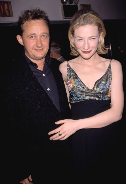 Cate Blanchett Con Esposo Andrew Upton Estreno Elizabeth Nueva York — Foto de Stock