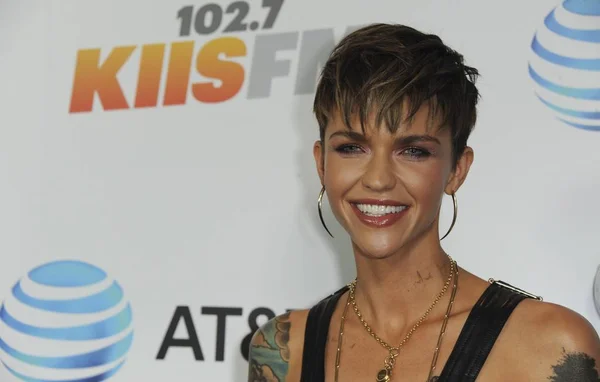 Ruby Rose Arrivals Iheartradio Wango Tango Banc California Stadium Los — Stock Photo, Image