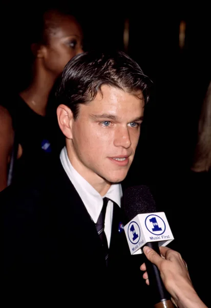 Matt Damon Fundraising Concert Gore Contino — Stock Photo, Image