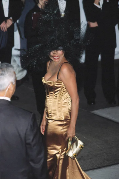 Diana Ross Metropolitan Museum Art Costume Institute Gala 2001 —  Fotos de Stock