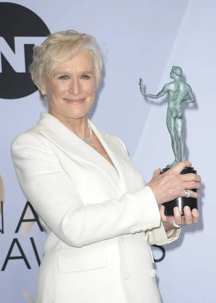 Glenn Close Dans Salle Presse Pour 25E Cérémonie Annuelle Des — Photo