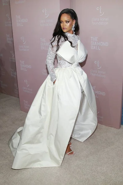 Rihanna Arrivals Clara Lionel Foundation 4Th Annual Diamond Ball Cipriani —  Fotos de Stock