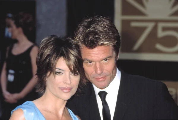 Lisa Rinna Harry Hamlin Aniversario Nbc Nueva York 2002 Por —  Fotos de Stock