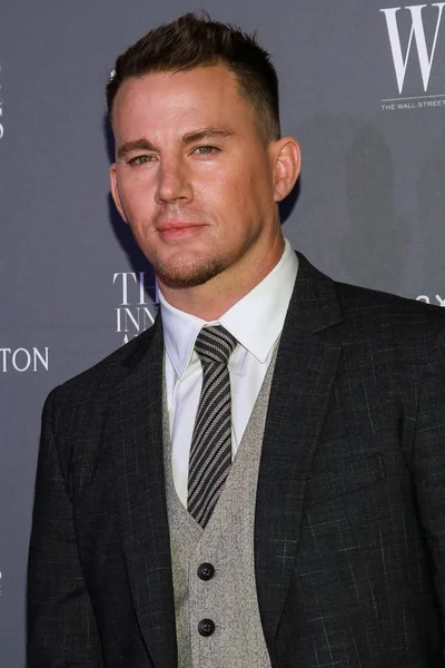 Channing Tatum Przy Przyjazdów Wall Street Journal Wsj Magazine 2018 — Zdjęcie stockowe