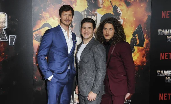 Anders Holm Adam Devine Blake Anderson Pada Saat Kedatangan Untuk — Stok Foto