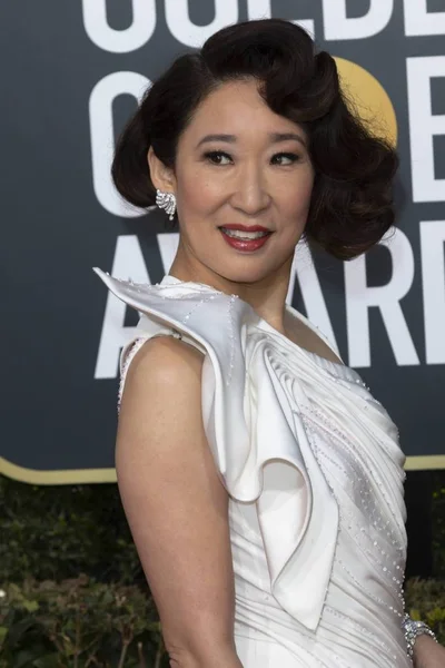 Sandra Participa 76Th Annual Golden Globe Awards Globos Ouro Hotel — Fotografia de Stock