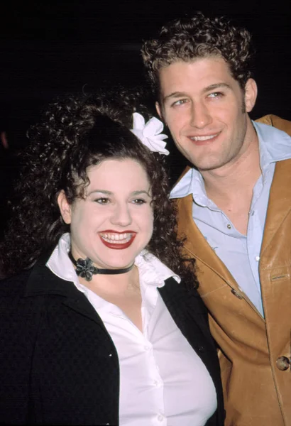 Marissa Jaret Winokur Matt Morrison Alla Premiere Brown Sugar 2002 — Foto Stock