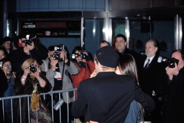 Colin Farrell and his sister Katherine at premiere of PHONE BOOTH, NY 3/31/2003, by CJ Contino