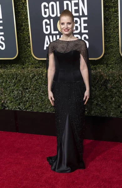 Jessica Chastain Participa 76Th Annual Golden Globe Awards Globos Ouro — Fotografia de Stock