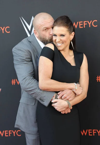 Paul Triple Levesque Stephanie Mcmahon Arrivals World Wrestling Entertainment Wwe — Foto de Stock