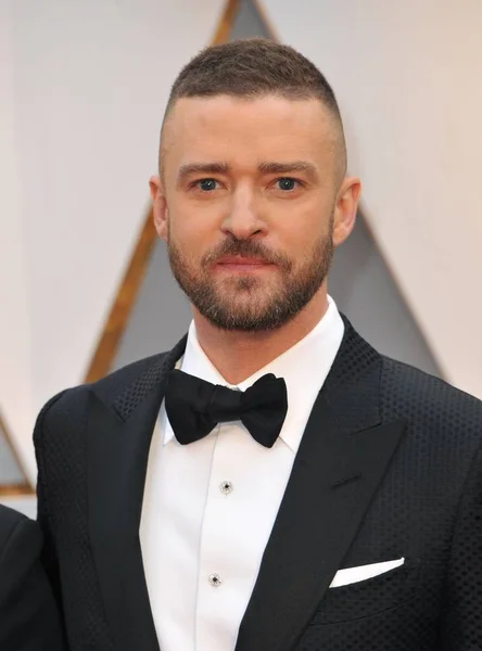 Justin Timberlake Agli Arrivi 89Th Academy Awards Oscar 2017 Arrivi — Foto Stock