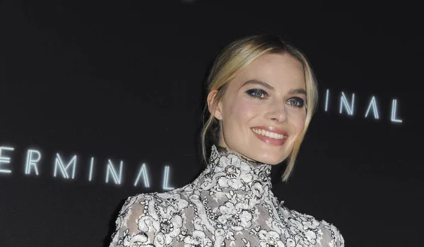 Margot Robbie Terminal Premiere Arclight Hollywood Los Angeles Mayıs 2018 — Stok fotoğraf