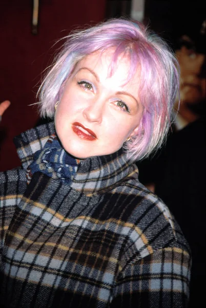 Cyndi Lauper Green Mile Galasında Nisan 1999 — Stok fotoğraf