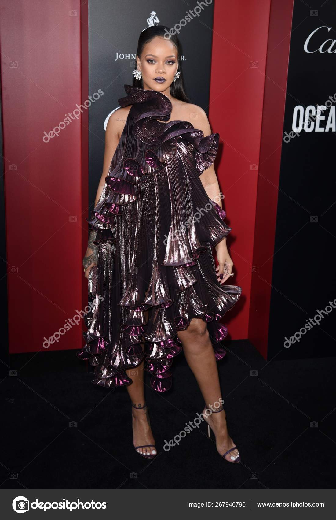 Rihanna Arrivals Ocean's Premiere Alice Tully Hall Lincoln Center