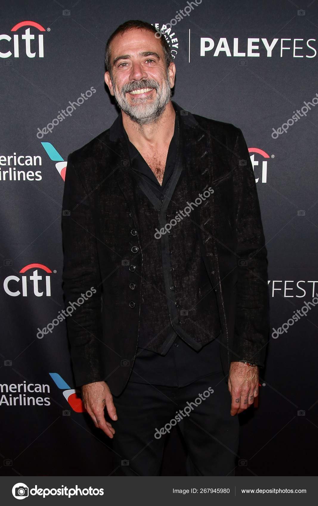 Jeffrey Dean Morgan Arrivals Walking Dead Paleyfest New York 2018.