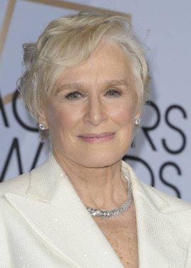 25 yıllık ekran aktörler Guild Awards için basın odasında Glenn Close-basın odası, The Shrine Auditorium & Expo Hall, Los Angeles, CA Ocak 27, 2019. Fotoğraf: Elizabeth Goodenough/Everett Collection