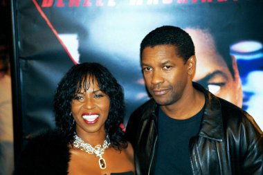 Denzel Washington ve eşi Paulette zaman out prömiyeri, 9/29/2003, Janet Mayer tarafından