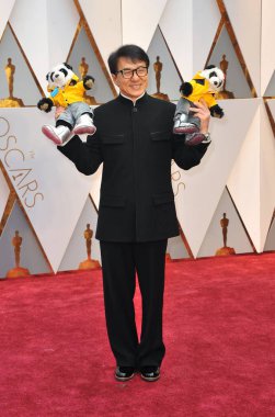 Jackie Chan 89th Academy Awards Oscar 2017 için gelenler-gelenler 3, Hollywood ve Highland Center, Los Angeles, CA Şubat 26, 2017 de Dolby Theatre. Fotoğraf: Elizabeth Goodenough/Everett Collection