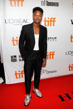 Lamar Johnson at arrivals for THE HATE U GIVE Gala Premiere at Toronto International Film Festival 2018, Roy Thomson Hall, Toronto, ON September 7, 2018. Photo By: JA/Everett Collection clipart