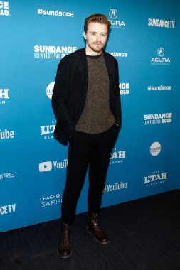 Jack Lowden Sundance Film Festivali'nde Ailemle Dövüş Galası için gelenler 2019, Ray Theatre, Park City, Ut Ocak 28, 2019 