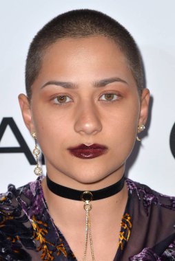 Emma Gonzalez at arrivals for Glamour Women of the Year Awards, Spring Studios, New York, NY November 12, 2018. Photo By: Kristin Callahan/Everett Collection clipart
